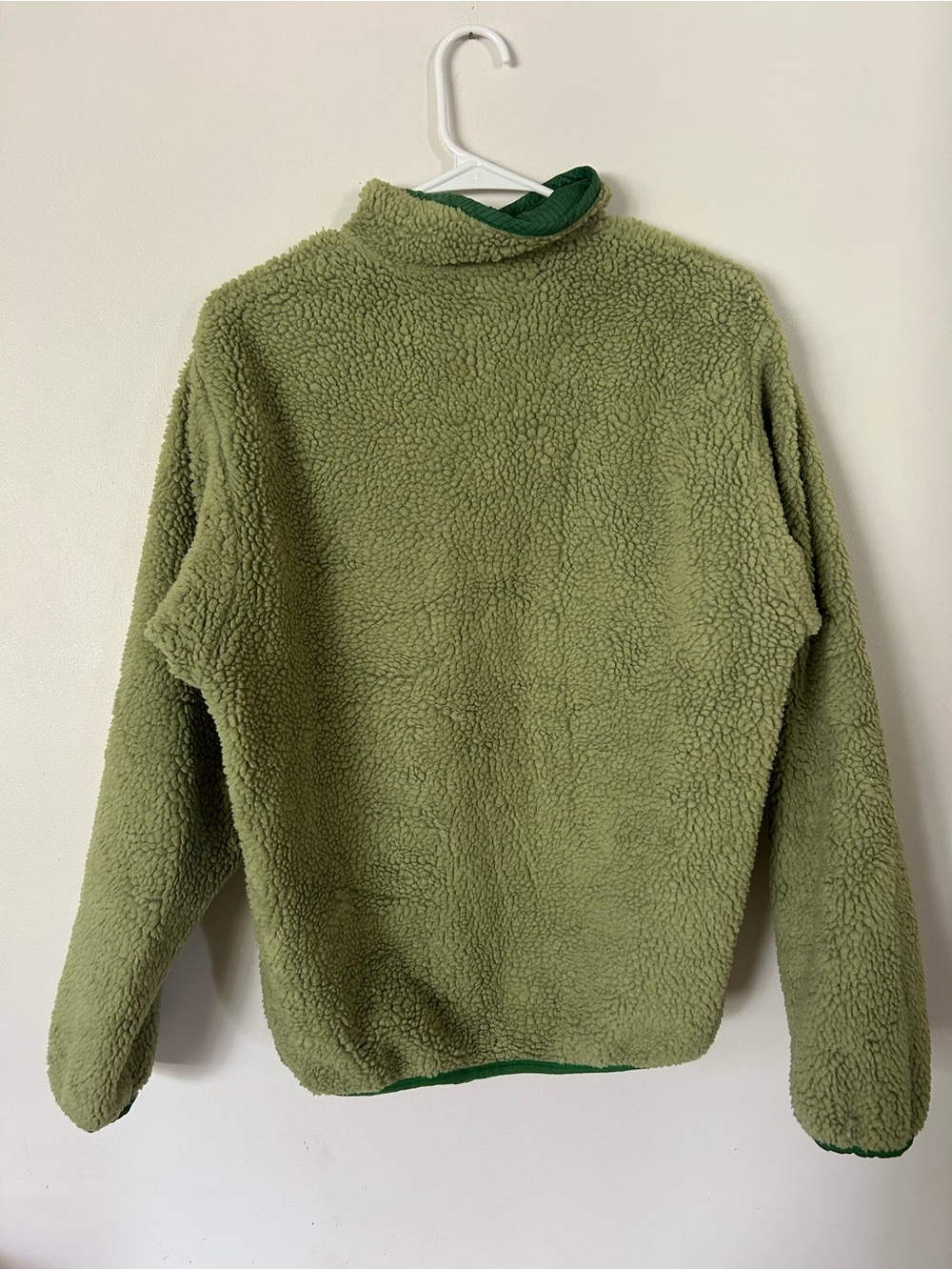 The Patagonia Reversible Glissade Snap-T Pullover 2007 Loren/Vine Green Medium - Picture 5 of 8